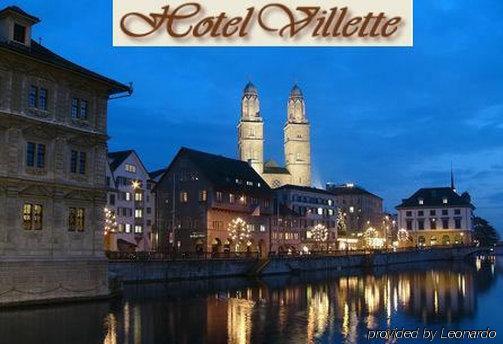 Hotel Villette City Center - Bellevue Zürich Exterior foto